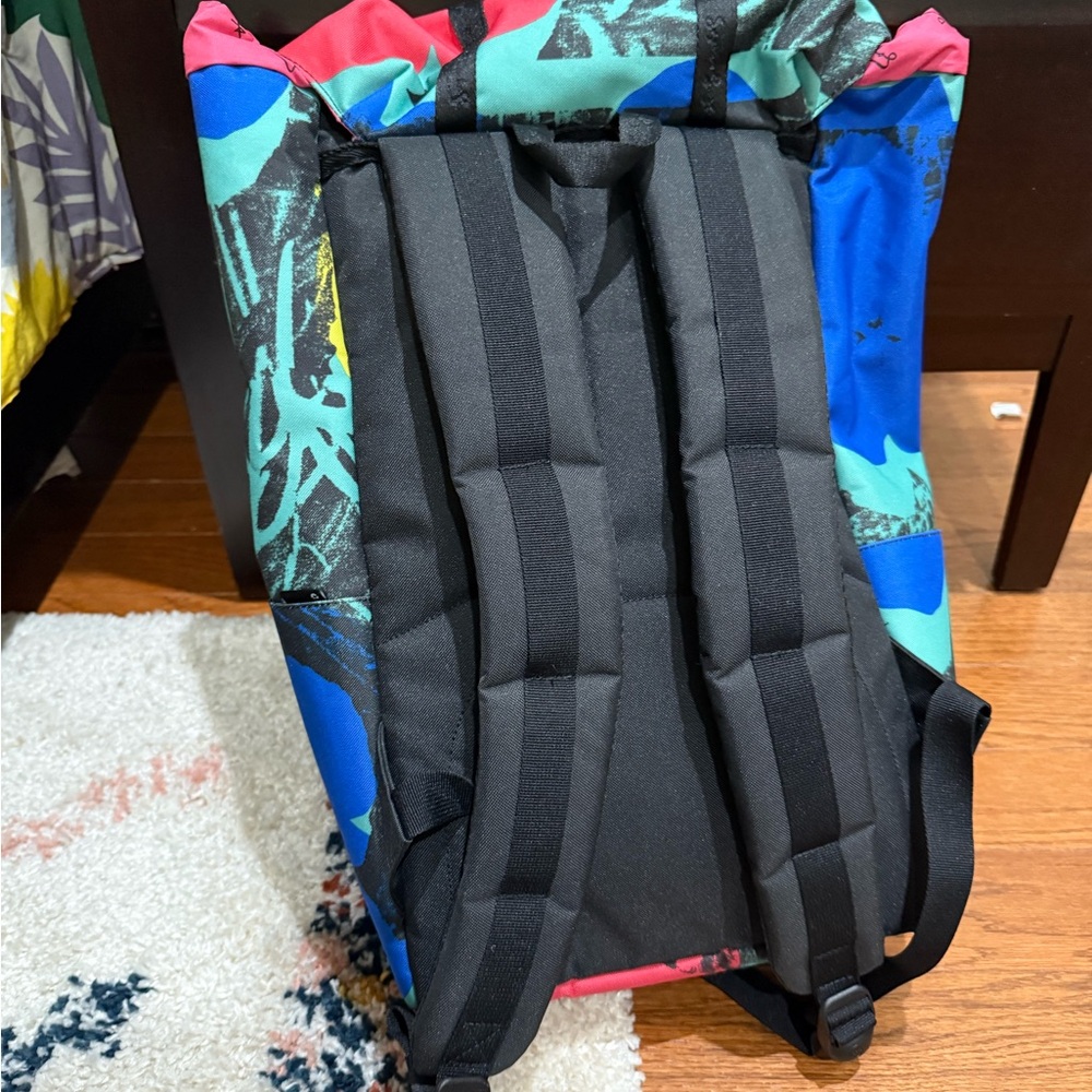 Herschel x Andy Warhol limited edition multicolored flower print backpack - Picture 2 of 7